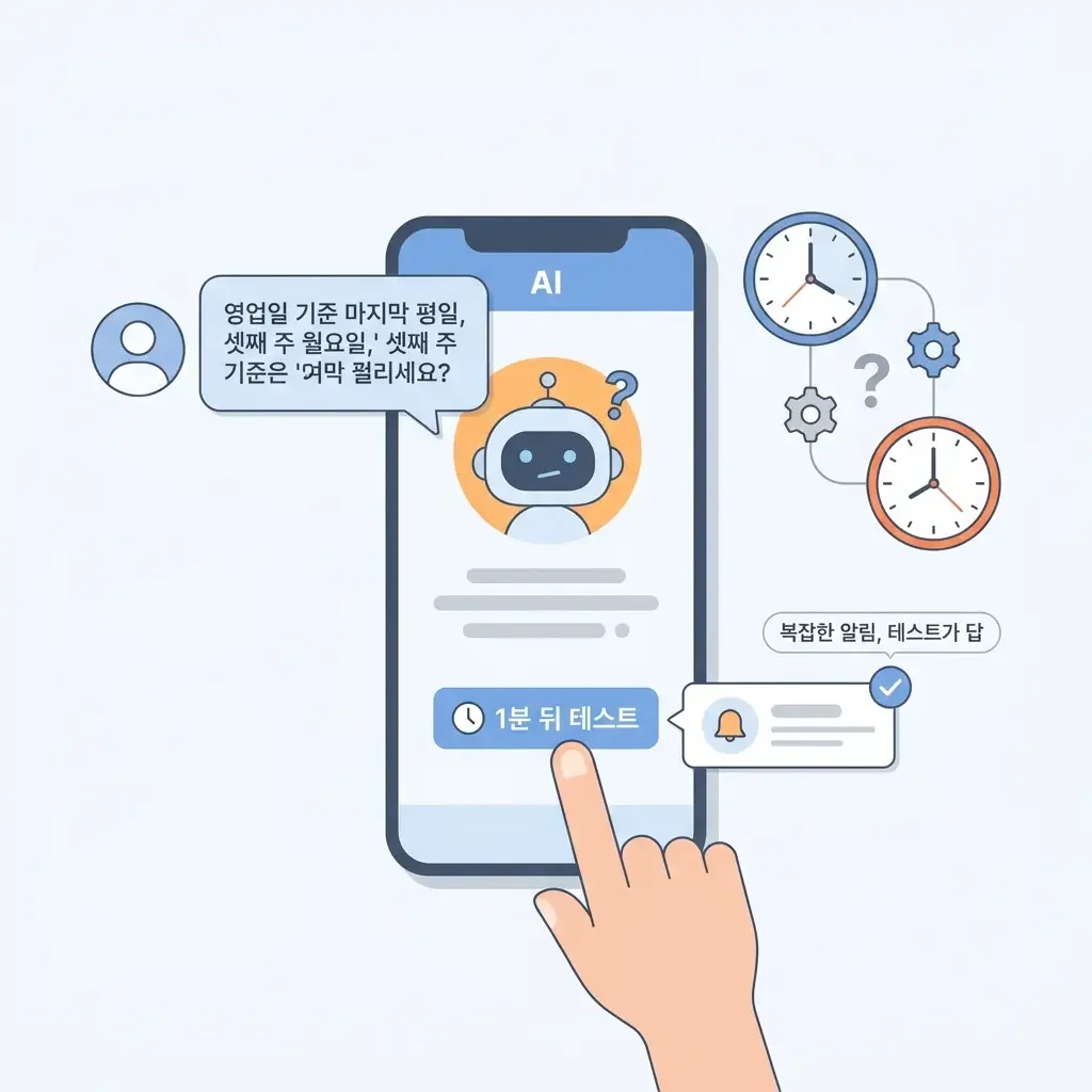 AI 챗봇 스케줄 관리 알림 설정 - 복잡한 일정 자동화 미래가 닥칠까
